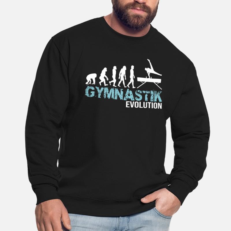 Parallel bars gymnastics evolution Unisex Sweatshirt