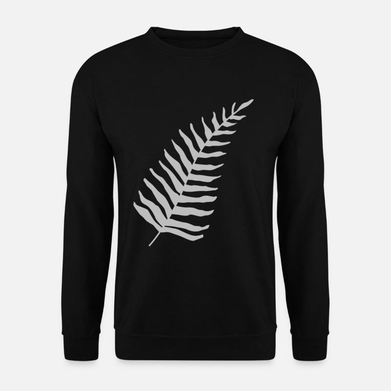 Farn Maori - Unisex Pullover - Schwarz