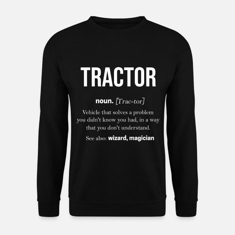 tractor - Unisex Sweatshirt - black