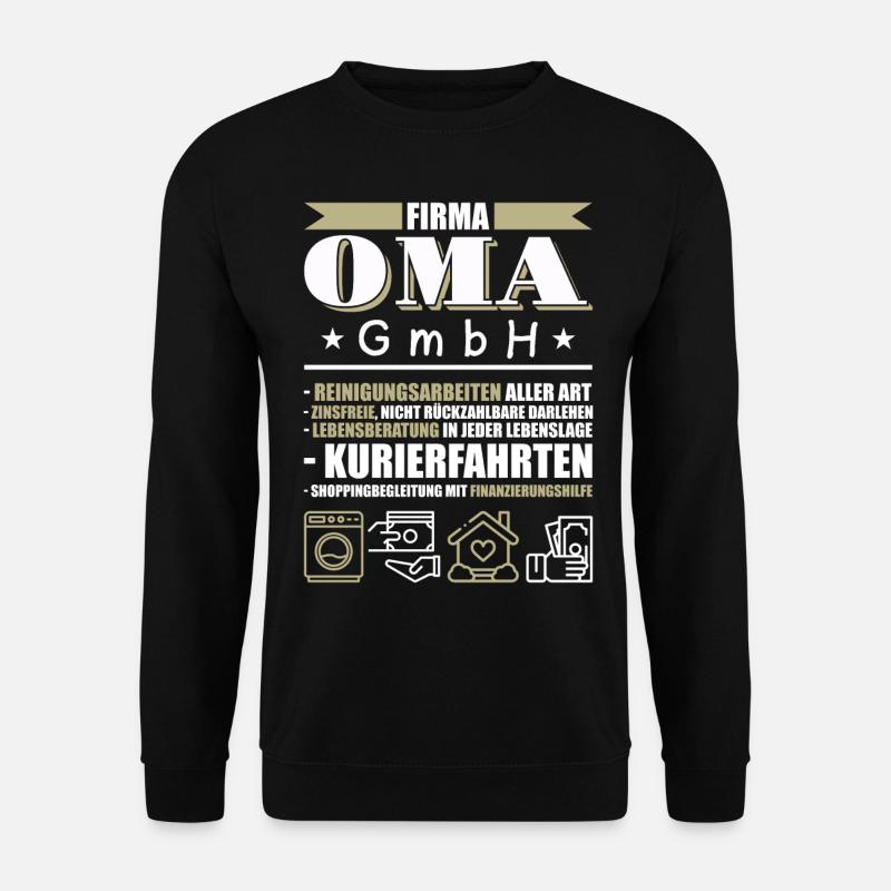 Oma GmbH - Unisex Pullover - Schwarz