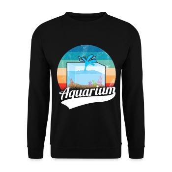 Aquarium - Unisex Pullover - Schwarz - Vorne - Alina (178cm) & Michal (187cm)