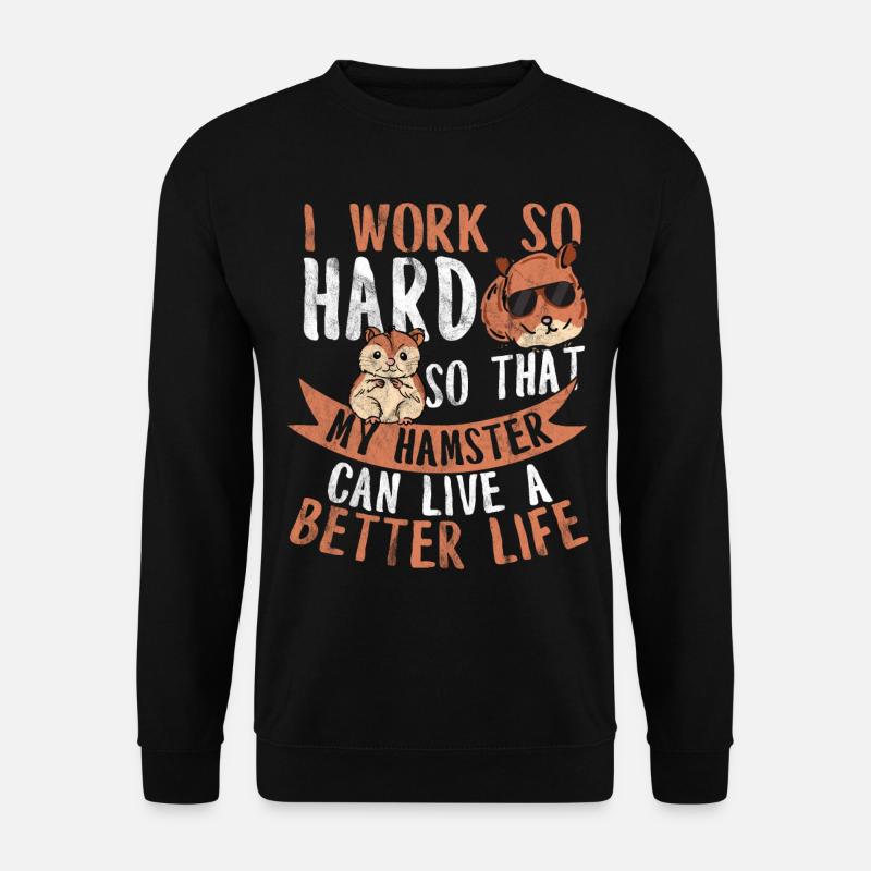 Hamster - Unisex Sweatshirt - black