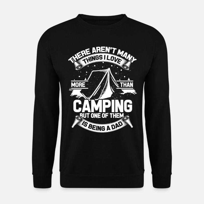 Camper Camping Father - Unisex Sweatshirt - black