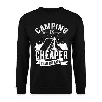 Camper - Unisex Sweatshirt - black - Front - Alina (178cm) & Michal (187cm)