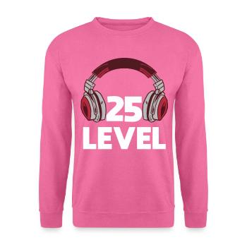 Gaming Video 25.Geburtstag Daddeln Zocken - Unisex Pullover - Pink - Vorne