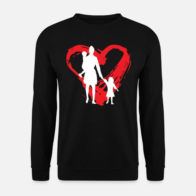 Mother Heart - Unisex Pullover - Schwarz