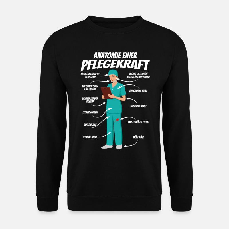 Altenpflegerin Krankenschwester Geschenkidee - Unisex Pullover - Schwarz