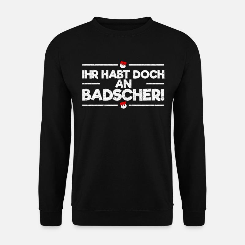 Franken Fränkin Frankenland Badscher Geschenk - Unisex Pullover - Schwarz