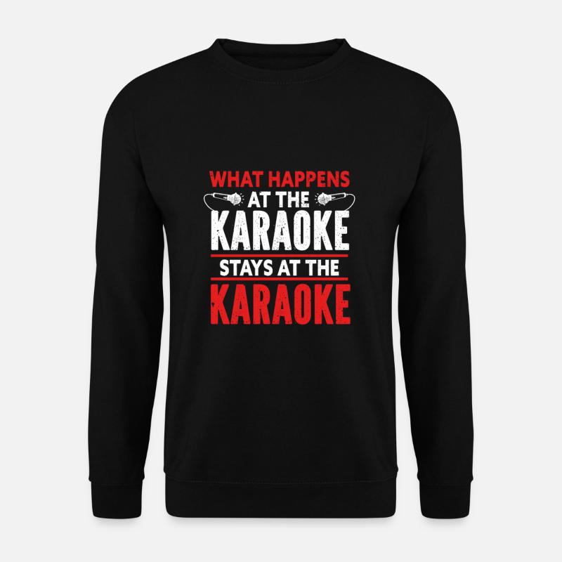 Karaoke - Unisex Pullover - Schwarz