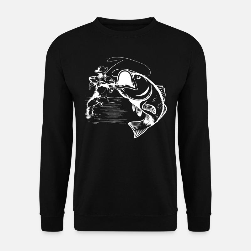 pêche - Sweat-shirt Unisexe - noir