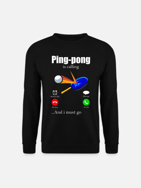 Ping-pong - Unisex Sweatshirt - black