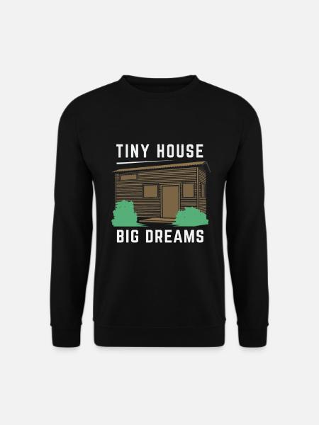 Tiny House Design für einen Kleines Häuschen Fan - Unisex Pullover - Schwarz