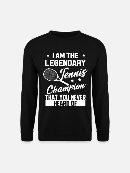 Tennis tennis club Wimbledon regalo club - Felpa unisex - nero