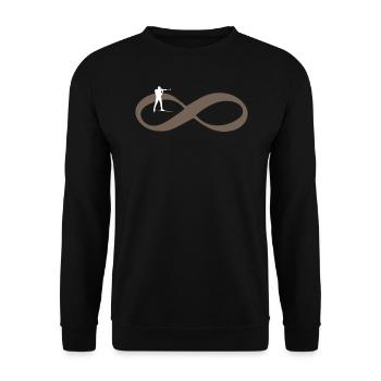 BIATHLON POUR EVER Biathlon Infinity - Sweat-shirt Unisexe - noir - Devant - Alina (178cm) & Michal (187cm)