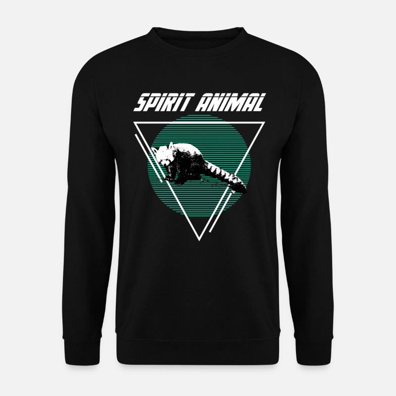 Red panda - Unisex Sweatshirt - black