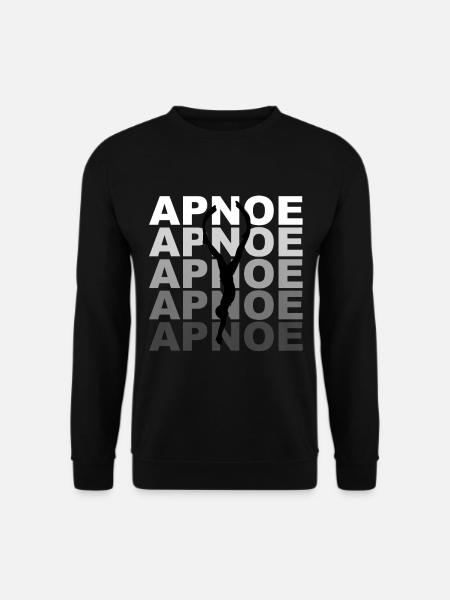 Apnoe Taucher Apnoetauchen Apnoe Taucherin - Unisex Pullover - Schwarz