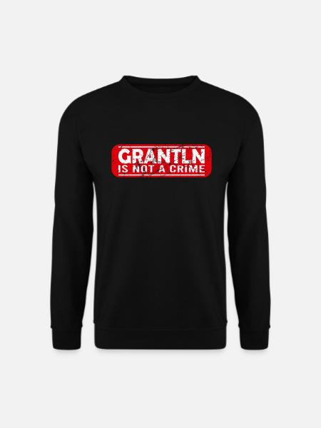 Grantln Bavarian Bavaria cursing - Unisex Sweatshirt - black