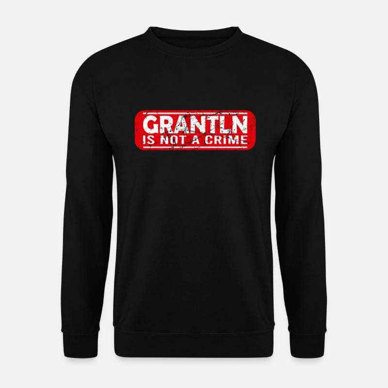 Grantln Bayrisch Bayern Fluchen - Unisex Pullover - Schwarz