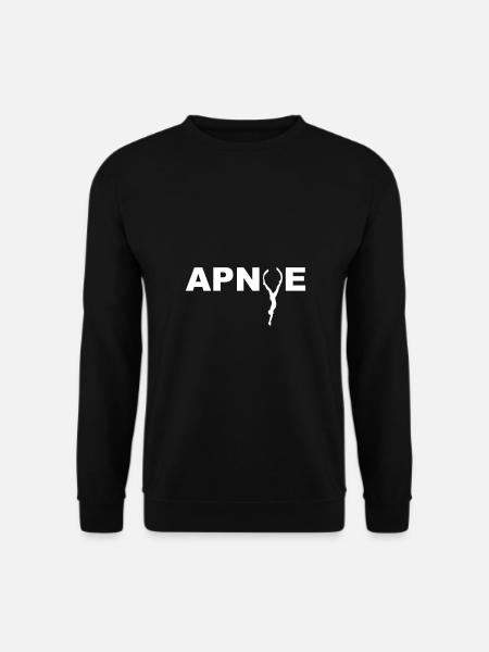 Apnoe Taucher Apnoetauchen Apnoetaucher Geschenk - Unisex Pullover - Schwarz