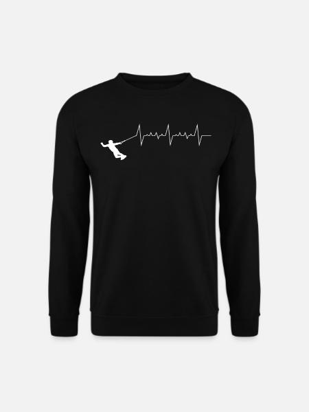 Wakeboard Kitesurf - Sweat-shirt Unisexe - noir