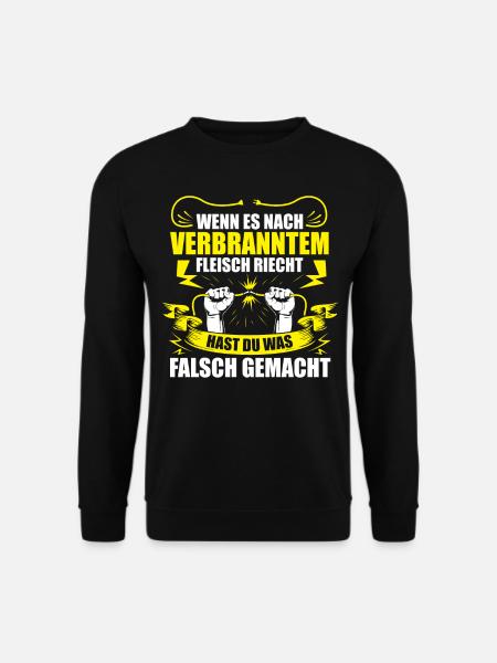 Lustige Elektriker mit Humor Geschenkidee - Unisex Pullover - Schwarz