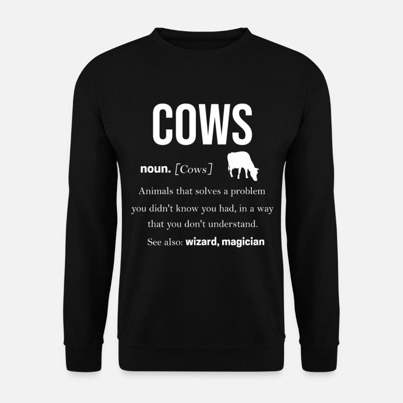 cow - Unisex Sweatshirt - black
