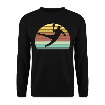 Handball - Sweat-shirt Unisexe - noir - Devant - Alina (178cm) & Michal (187cm)