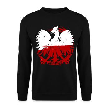Polen - Unisex Pullover - Schwarz - Vorne - Alina (178cm) & Michal (187cm)
