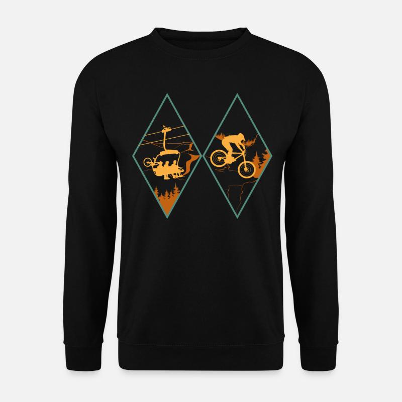 VTT VTT Diamant Trail Downhill - Sweat-shirt Unisexe - noir