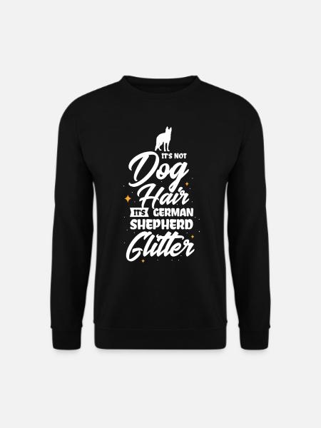 Schäferhund Design für einen Hundebesitzer - Unisex Pullover - Schwarz