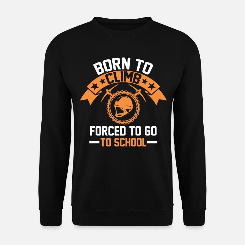 Kletterwand Geschenk - Unisex Pullover - Schwarz