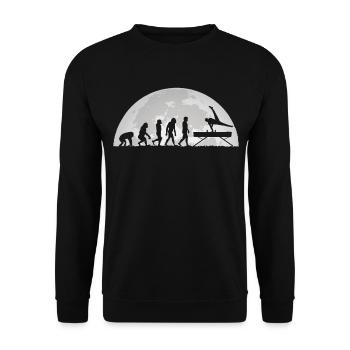 Gymnastique Gymnastique Evolution Lune Turner Turner - Sweat-shirt Unisexe - noir - Devant - Alina (178cm) & Michal (187cm)