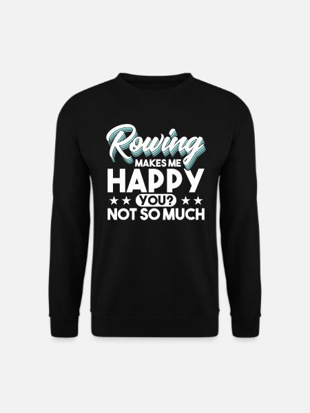 Rowers rowing rowing gift - Unisex Sweatshirt - black