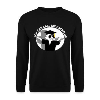 You Can Call Me Bachelor Absolvent Student - Unisex Pullover - Schwarz - Vorne - Alina (178cm) & Michal (187cm)