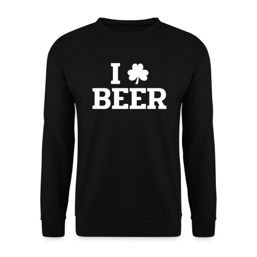 Ich liebe Beer Kleeblatt St. Patrick's - Unisex Pullover