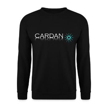Cryptocurrency Cardano Projet - T-Shirt - Sweat-shirt Unisexe - noir - Devant - Alina (178cm) & Michal (187cm)