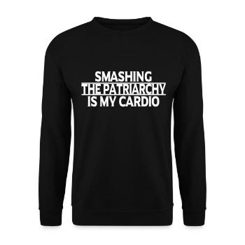 Féministe féministe cadeau feminist - Sweat-shirt Unisexe - noir - Devant - Alina (178cm) & Michal (187cm)