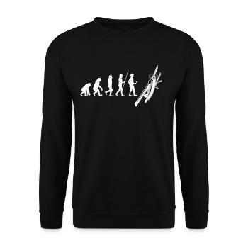 Pilote - Sweat-shirt Unisexe - noir - Devant - Alina (178cm) & Michal (187cm)