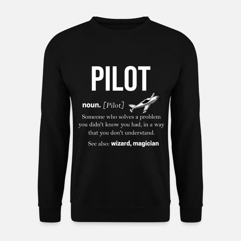 pilot - Unisex Sweatshirt - black