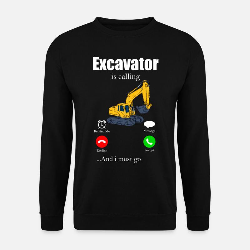 Excavator - Unisex Sweatshirt - black
