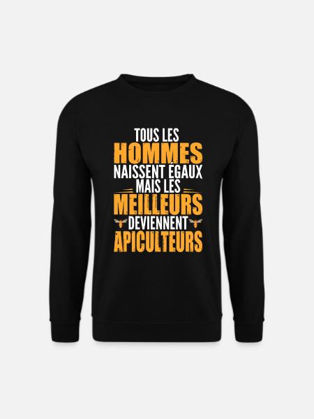 apiculteur, cadeau apiculteur, apiculteurs - Sweat-shirt Unisexe - noir