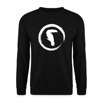 toucan - Sweat-shirt Unisexe - noir - Devant - Alina (178cm) & Michal (187cm)