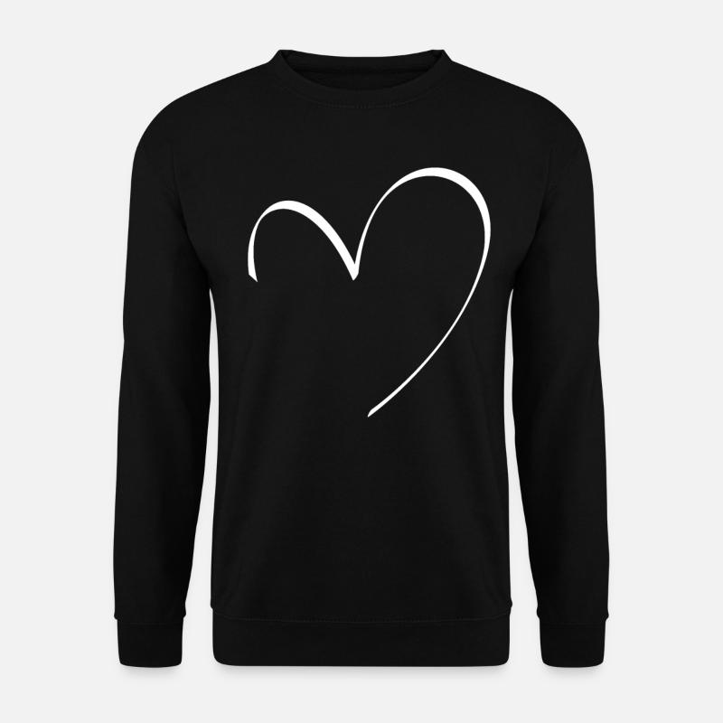 Heart - Unisex Sweatshirt - black