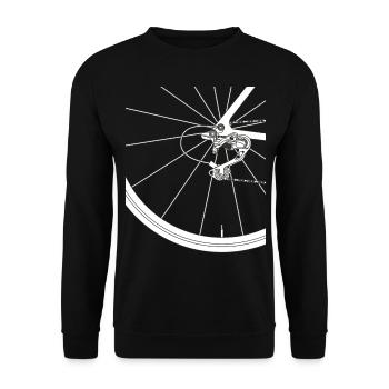 Race - Unisex Sweatshirt - black - Front - Alina (178cm) & Michal (187cm)