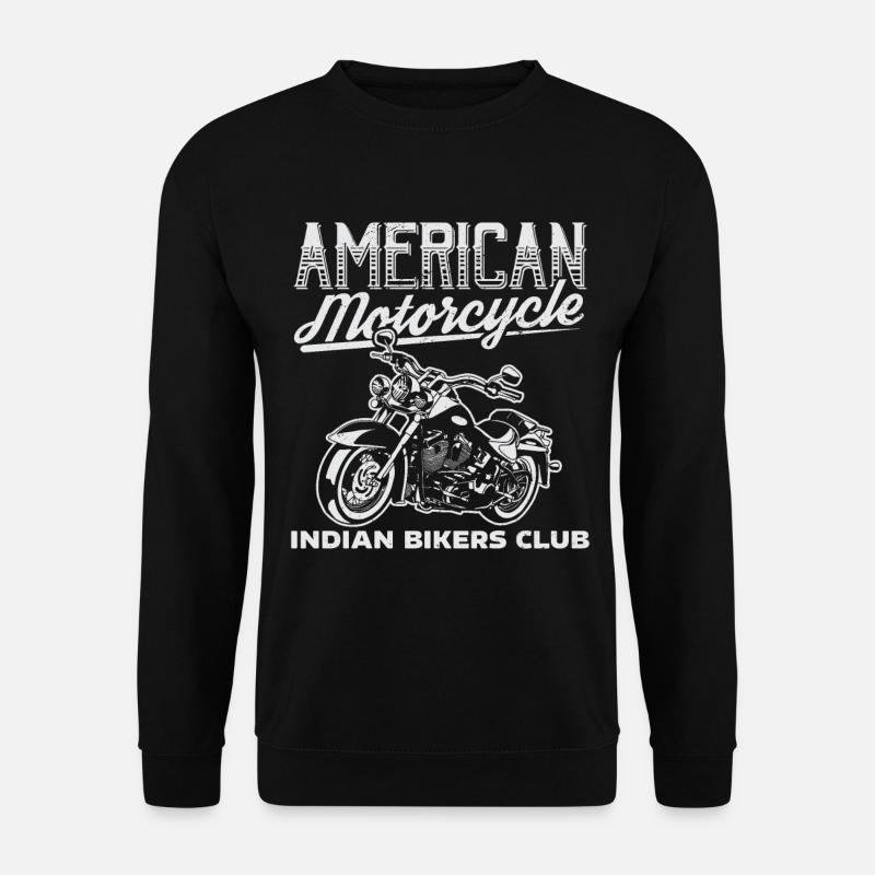 Motorradfahrer Geschenke - Unisex Pullover - Schwarz