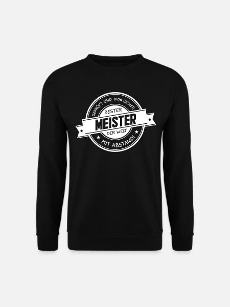 Bester Meister der Welt Geschenkidee - Unisex Pullover - Schwarz