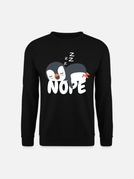 Penguin Funny Animals - Unisex Sweatshirt - black