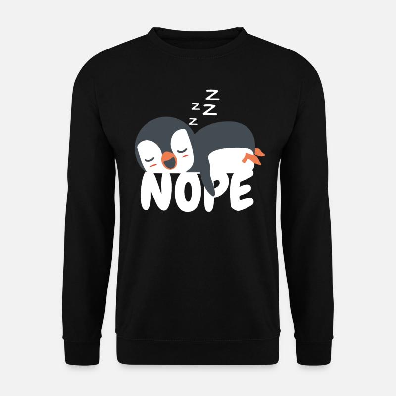 Penguin Funny Animals - Unisex Sweatshirt - black