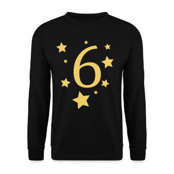 6 ans - Sweat-shirt Unisexe - noir - Devant - Alina (178cm) & Michal (187cm)