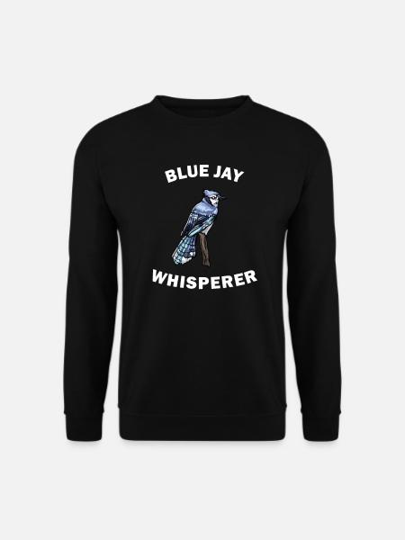 Funny Blue-hot Blue Jay Whisperer - Unisex Sweatshirt - black